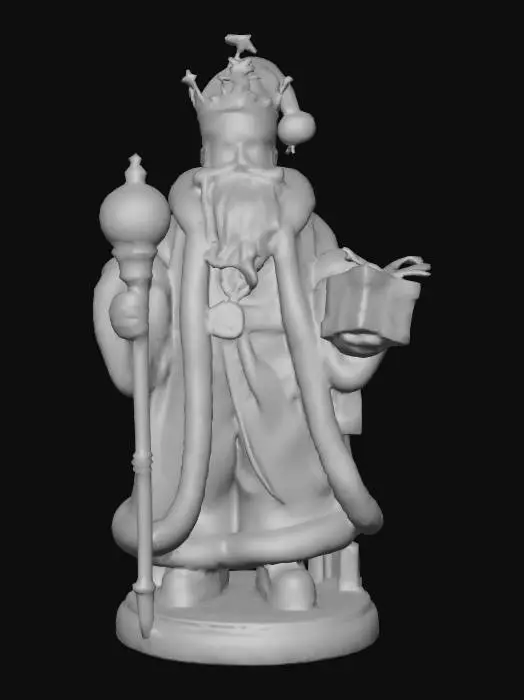 3D model for #Christmas2025#, The first toymaker to the king. Realistic. High quality realistic textures. Solid infill.