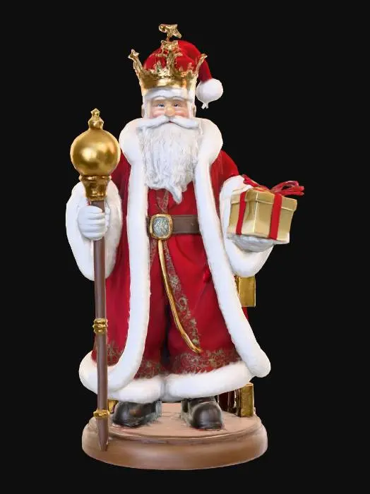 3D model for #Christmas2025#, The first toymaker to the king. Realistic. High quality realistic textures. Solid infill.