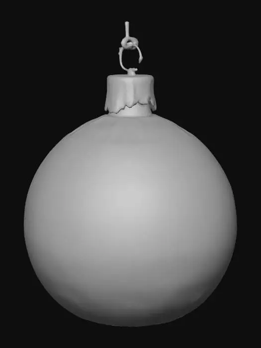 3D model for #Christmas2025#, Beautiful, delicate glass vintage Christmas ornament. Highly detailed. Realistic. High quality realistic textures. Solid infill.