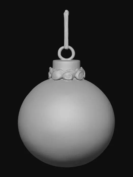 3D model for #Christmas2025#, Beautiful, delicate glass vintage Christmas ornament. Highly detailed. Realistic. High quality realistic textures. Solid infill.