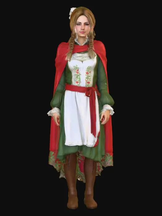 3D model for Highly realistic medieval bar maiden OR barkeep. Highly detailed on all. Period appropriate clothing. Ultra high quality realistic textures on all. Solid infill.