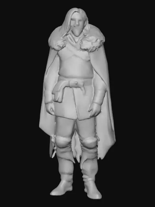 3D model for Highly realistic original fantasy character of Sherwood Forest. Highly detailed on all. Period appropriate clothing. Ultra high quality realistic textures on all. Solid infill.