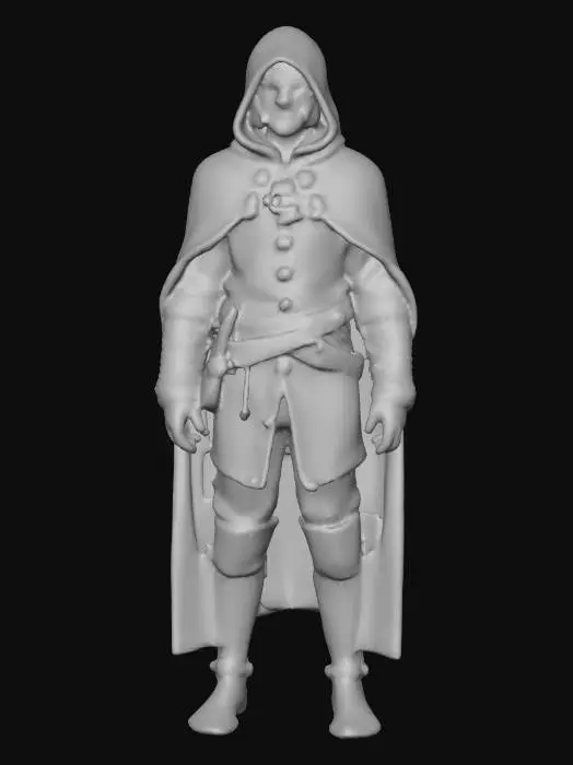 3D model for Highly realistic original fantasy character of Sherwood Forest. Highly detailed on all. Period appropriate clothing. Ultra high quality realistic textures on all. Solid infill.
