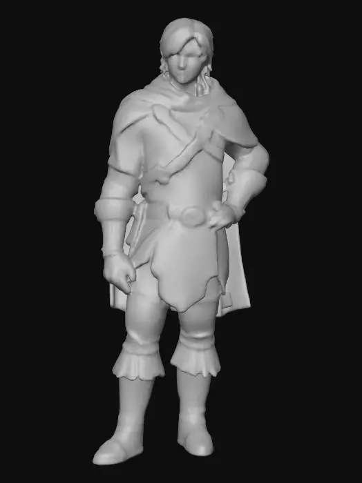 3D model for Highly realistic original fantasy character of Sherwood Forest. Highly detailed on all. Period appropriate clothing. Ultra high quality realistic textures on all. Solid infill.