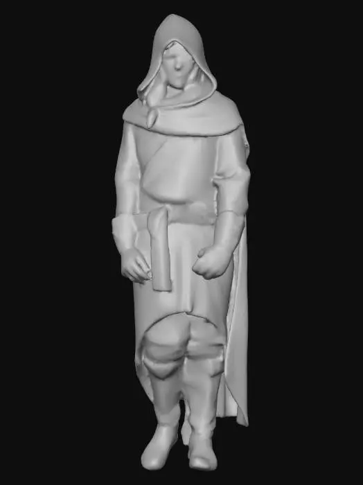 3D model for Highly realistic original fantasy character of Sherwood Forest. Highly detailed on all. Period appropriate clothing. Ultra high quality realistic textures on all. Solid infill.
