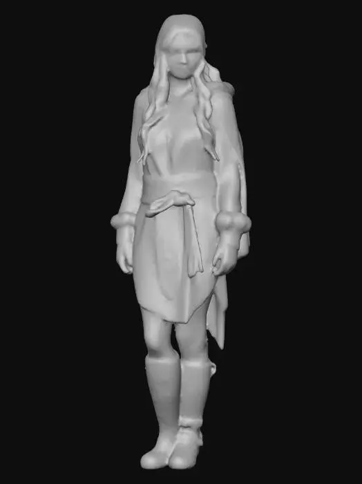 3D model for Highly realistic original fantasy maiden  of Sherwood Forest. Highly detailed on all. Period appropriate clothing. Ultra high quality realistic textures on all. Solid infill.