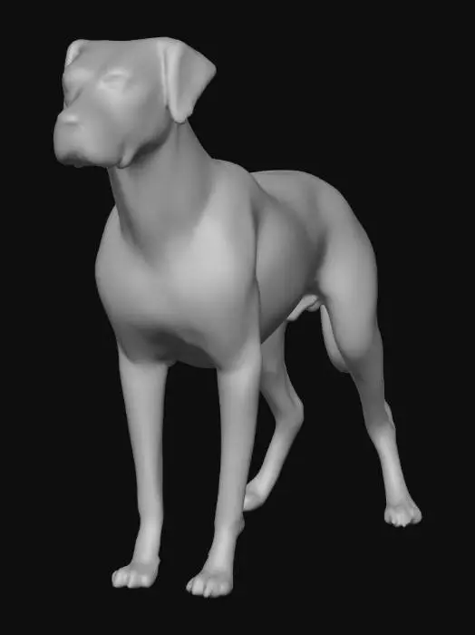 3D model for Ultra realistic ultra detail dog of a pointer class breed. Ultra high quality realistic textures. Solid infill.