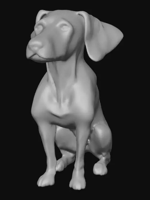 3D model for Ultra realistic ultra detail dog of a pointer class breed. Ultra high quality realistic textures. Solid infill.