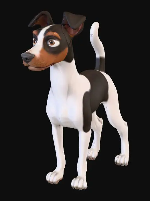 3D model for Ultra realistic ultra detail dog of a pointer class breed. Ultra high quality realistic textures. Solid infill.