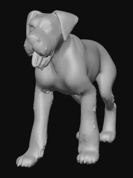 3D model for Ultra realistic ultra detail dog of a setter class breed. Ultra high quality realistic textures. Solid infill.