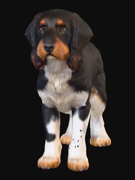 3D model for Ultra realistic ultra detail dog of a setter class breed. Ultra high quality realistic textures. Solid infill.