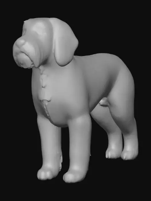 3D model for Ultra realistic ultra detail dog of a hound class breed. Ultra high quality realistic textures. Solid infill.