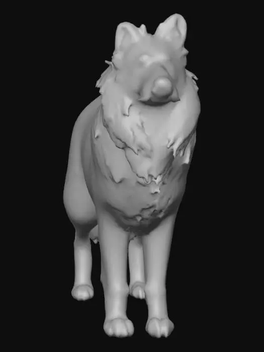 3D model for Ultra realistic ultra detail dog of a herding class breed. Ultra high quality realistic textures. Solid infill.