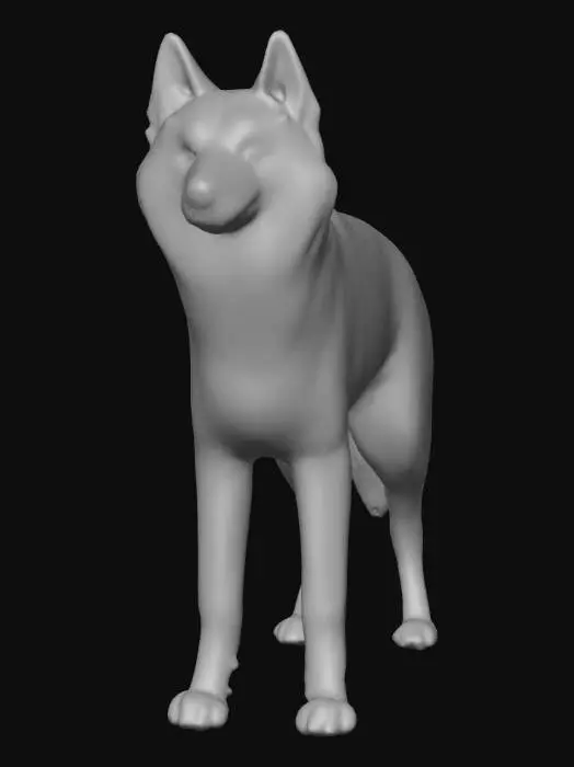 3D model for Ultra realistic ultra detail dog of a herding class breed. Ultra high quality realistic textures. Solid infill.