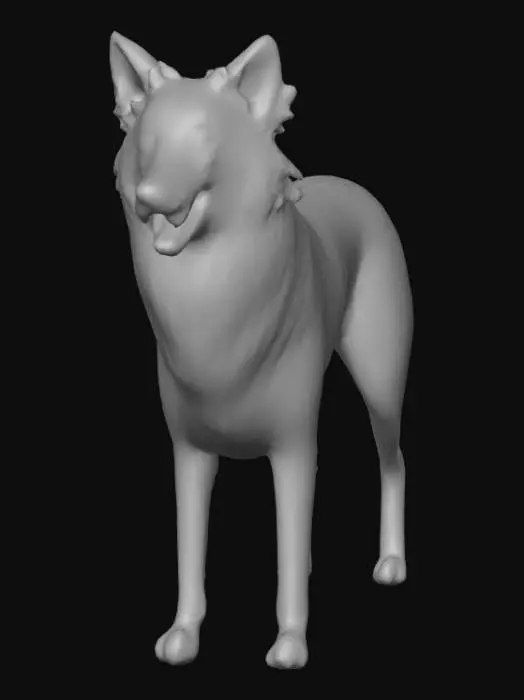 3D model for Photorealistic Australian Shepard in an action pose. Proper proportions. Highly detailed. High quality photorealistic textures. Solid infill.