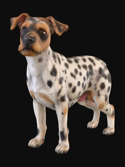 3D model for Ultra realistic ultra detail dog of a terrier dog class breed. Ultra high quality realistic textures. Solid infill.