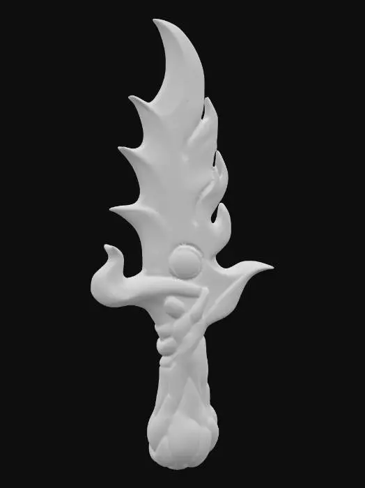 3D model for Blazing Ember Dagger