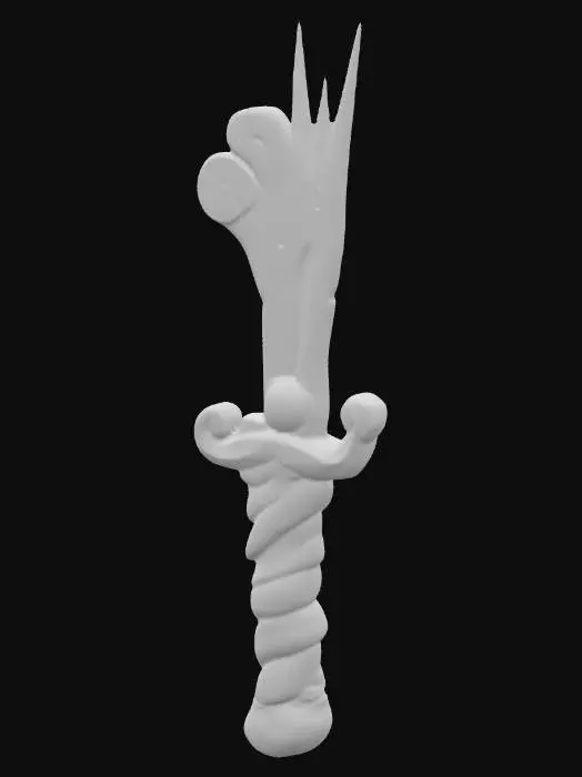 3D model for Elemental Wind Dagger