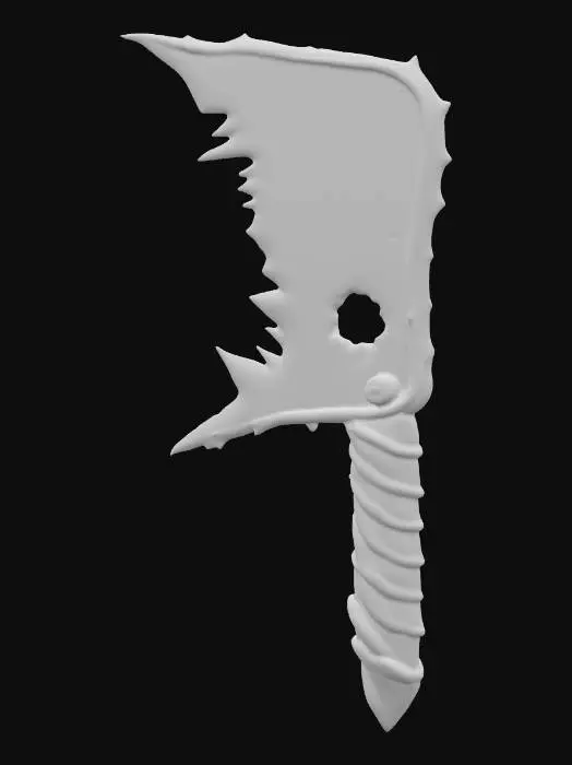 3D model for Elemental Darkness Cleaver