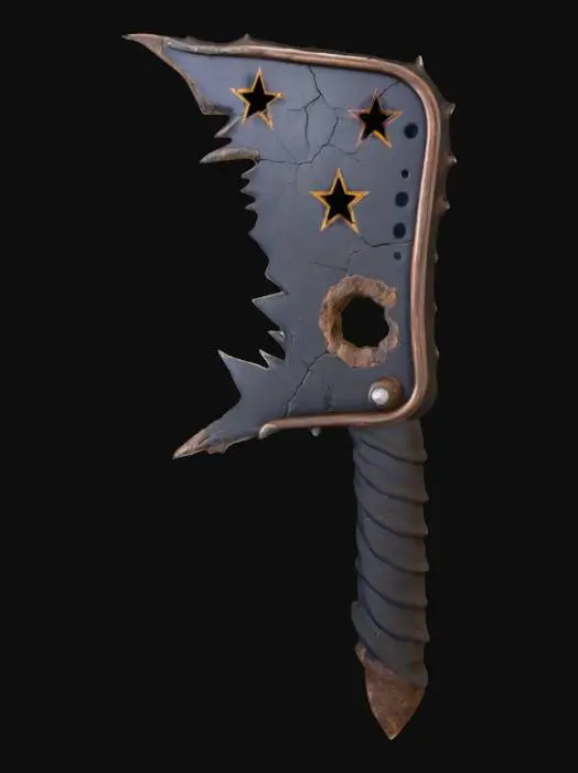 3D model for Elemental Darkness Cleaver