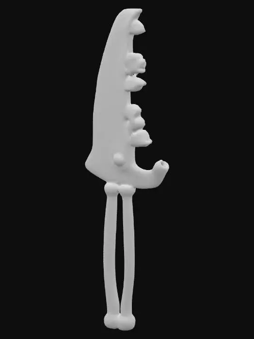 3D model for Jawbone Dagger