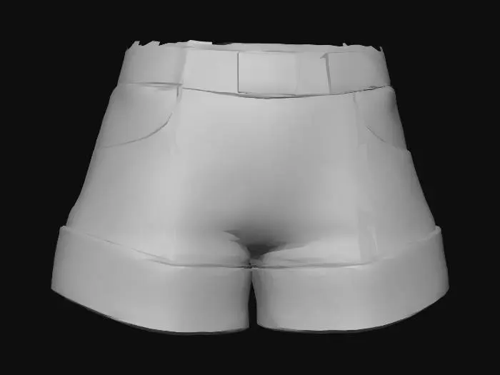 3D model for Explorer Shorts
