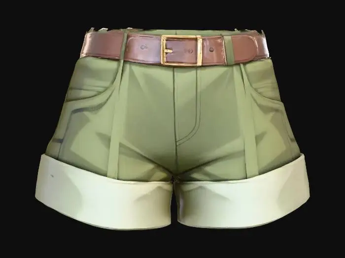 3D model for Explorer Shorts