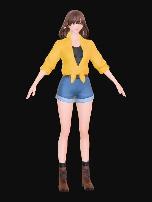3D model for Sunny Day Outfit