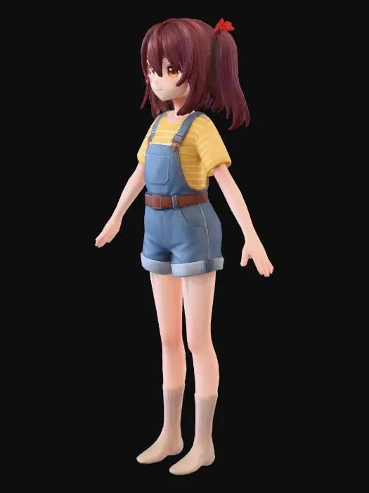 3D model for Meshy_AI_Denim_Overalls_Daydre_0301171720_generate