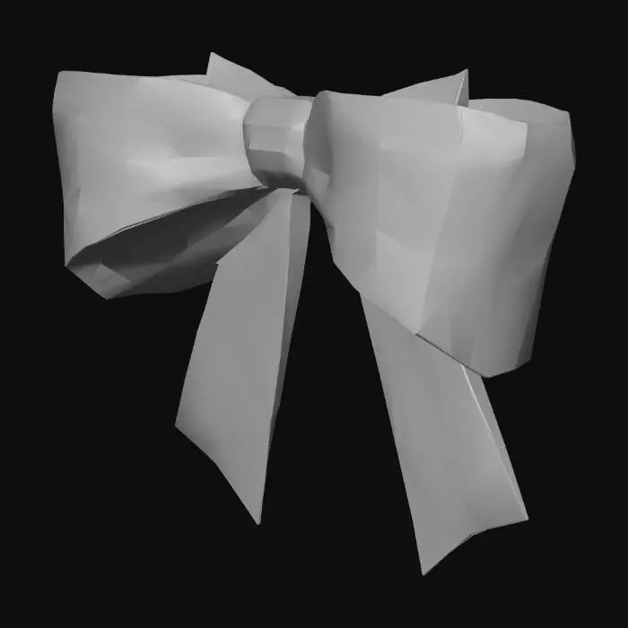3D model for Blue Bow