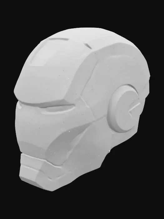 3D model for Create a high-poly 3D model of Iron Man's Mark VI helmet head (MCU-accurate) with ultra-fine details.
Watertight manifold mesh
