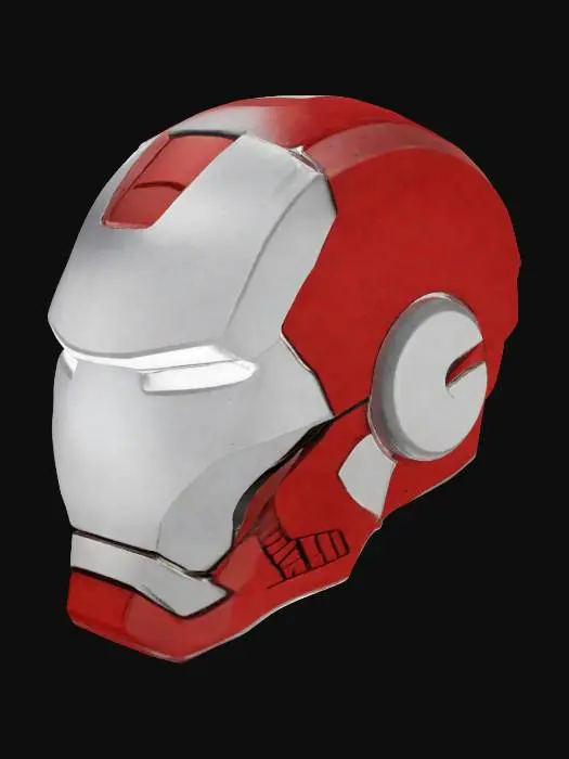 3D model for Create a high-poly 3D model of Iron Man's Mark VI helmet head (MCU-accurate) with ultra-fine details.
Watertight manifold mesh
