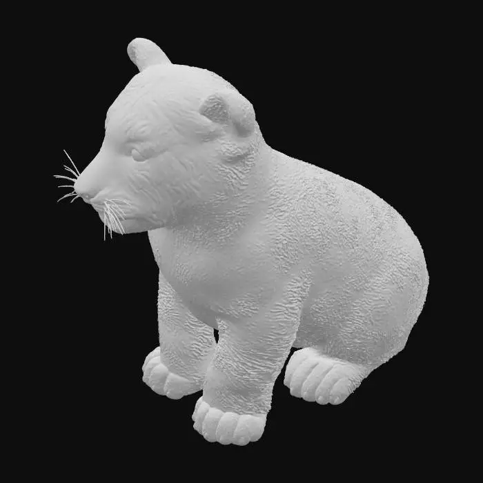 3D model for Blue-Eyed Cub