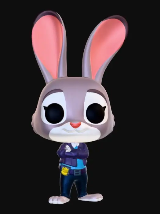 3D model for Officer Bun