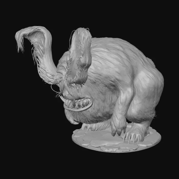 3D model for Furry Beast