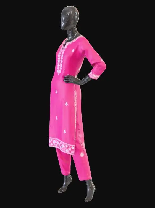 3D model for Elegant Fuchsia Ensemble