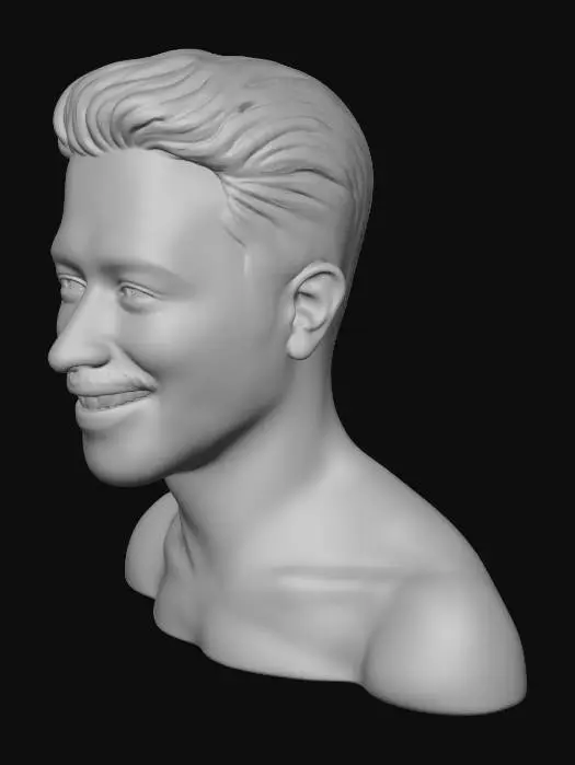 3D model for Smiling Portrait