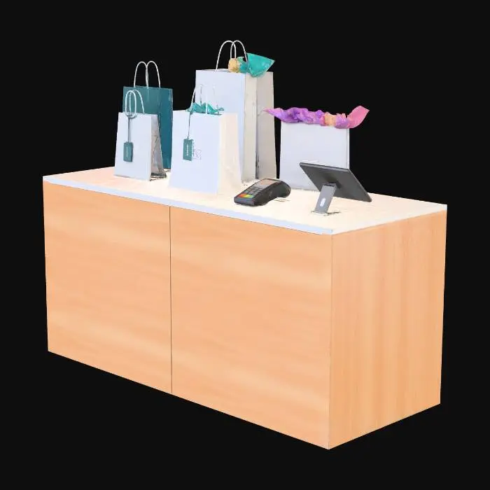 3D model for Checkout Counter Display