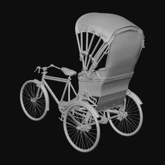 3D model for Rickshaw Reverie