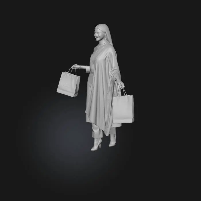 3D model for Shopping Elegance