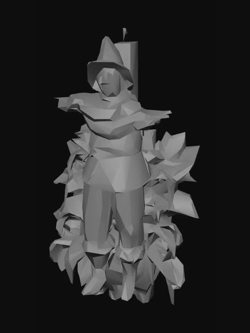 3D model for Scarecrow Figure