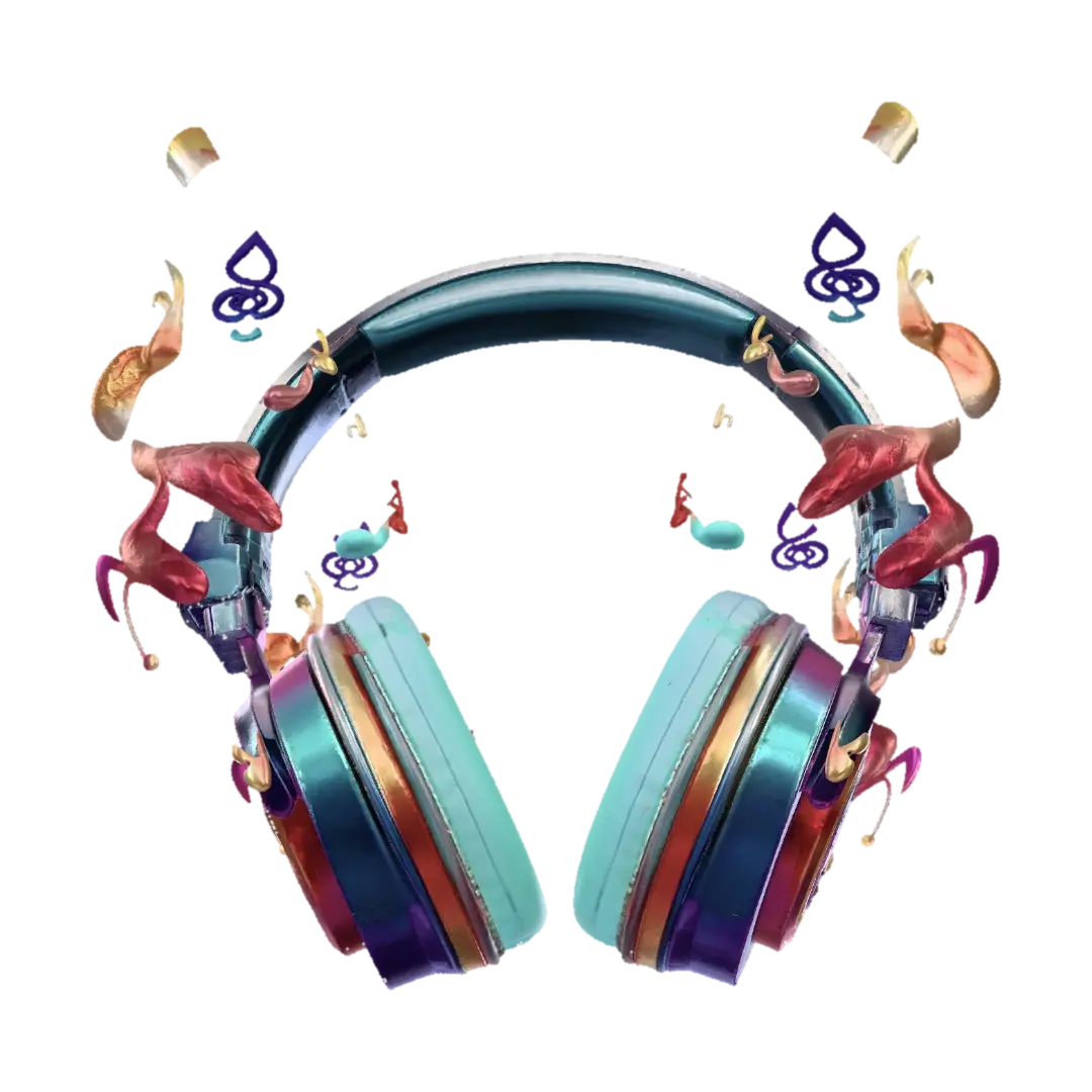 Chromatic Beats - Rhythm 3D model, vytvořený pomocí AI