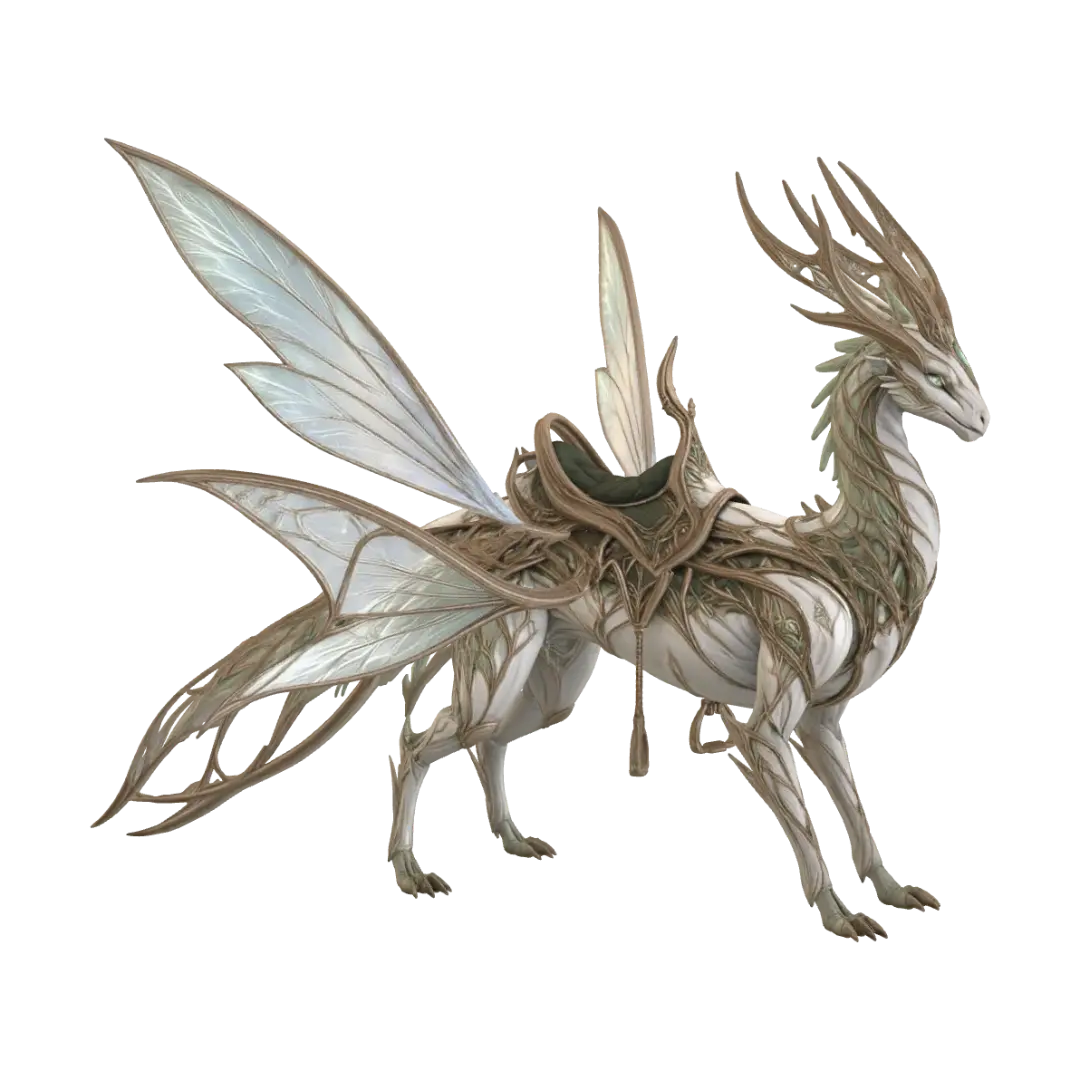 Verdant Aetherstag - 3drender 3D model, vytvořený pomocí AI