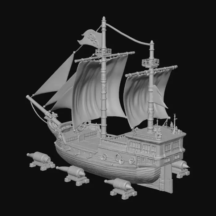3D model for Pirate Ship