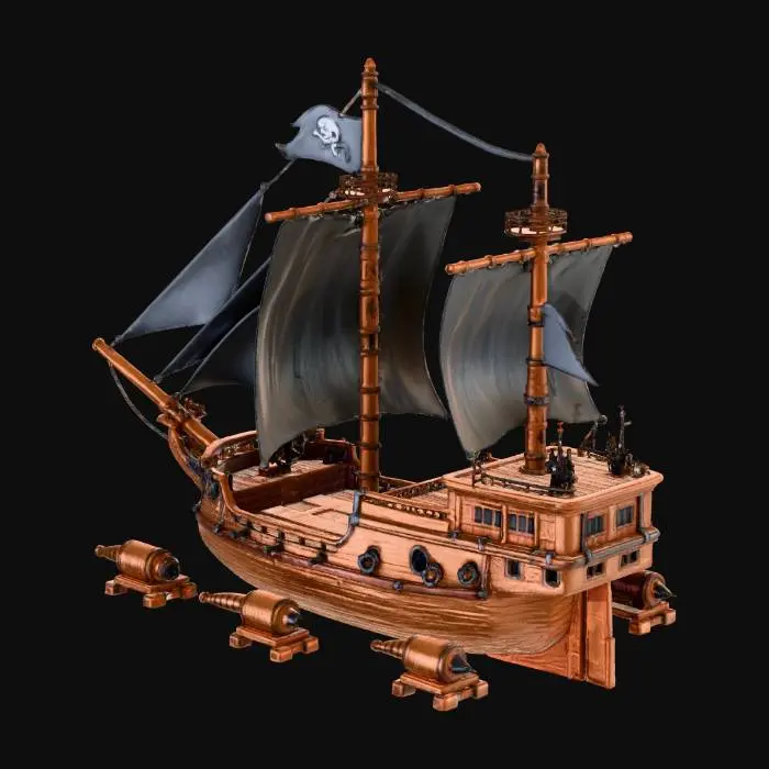 3D model for Pirate Ship