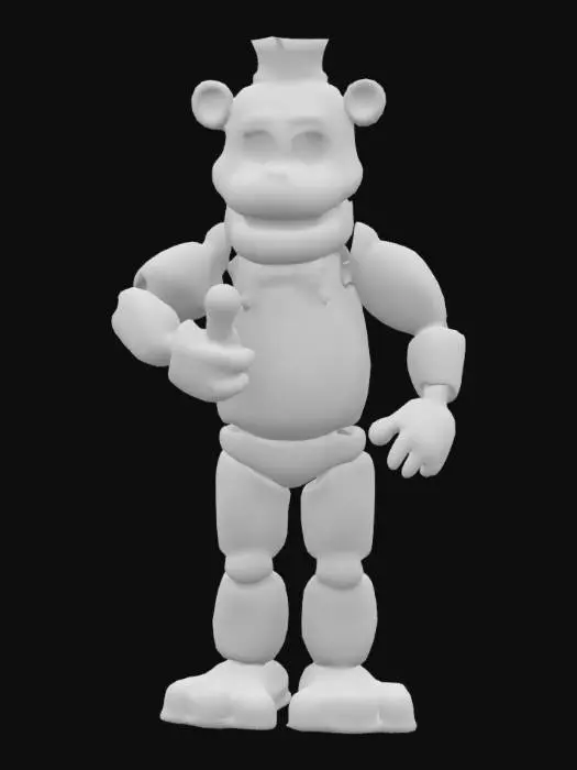 3D model for freddy fazbear