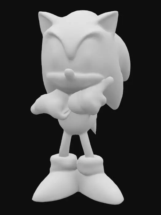 3D model for sonic, 