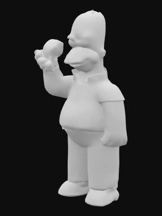 3D model for homer sinpson