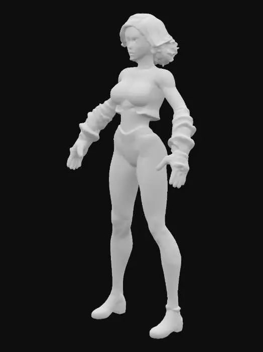 3D model for Superheroine Emergence