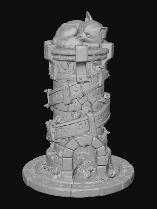 3D model for Slumbering Sentinel Tower